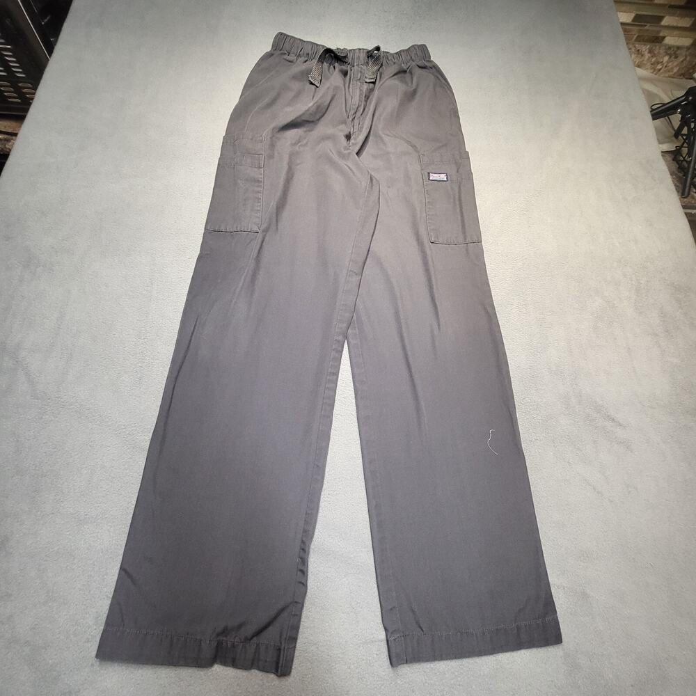Cherokee Scrubs Pants Womens S Gray Cargo Bottoms Nursing Medical